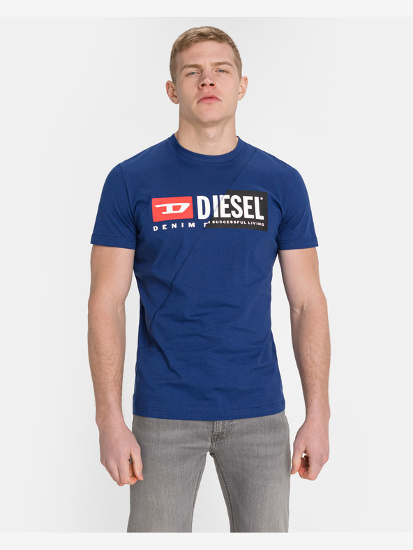 diesel navy t shirt