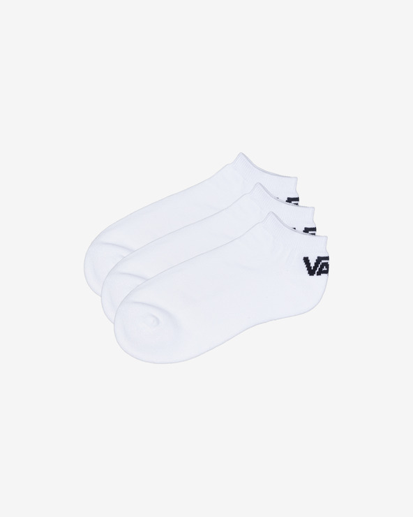 Levně Vans Classic Low Ponožky 3 páry Bílá
