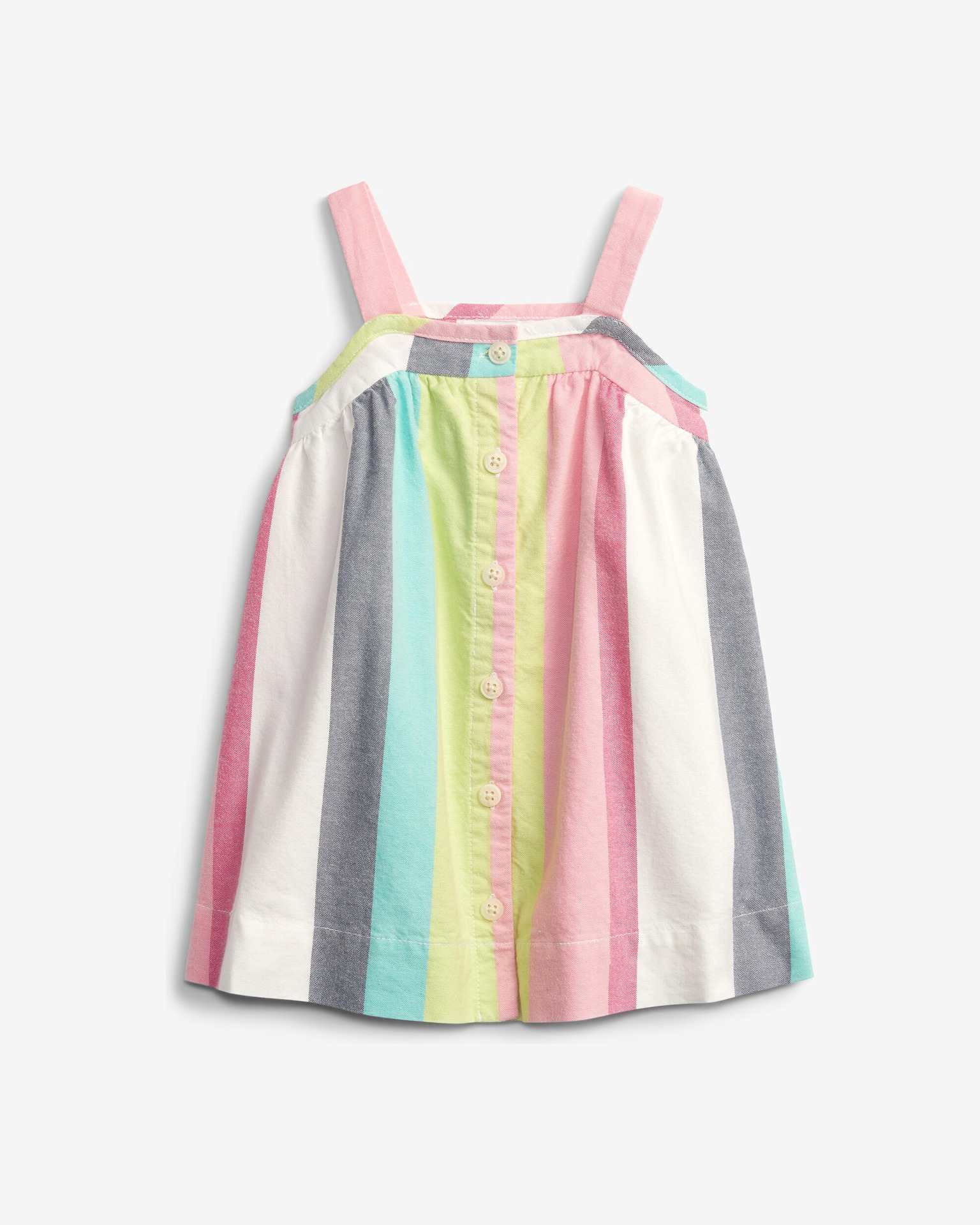 Baby Stripe Button Šaty dětské GAP