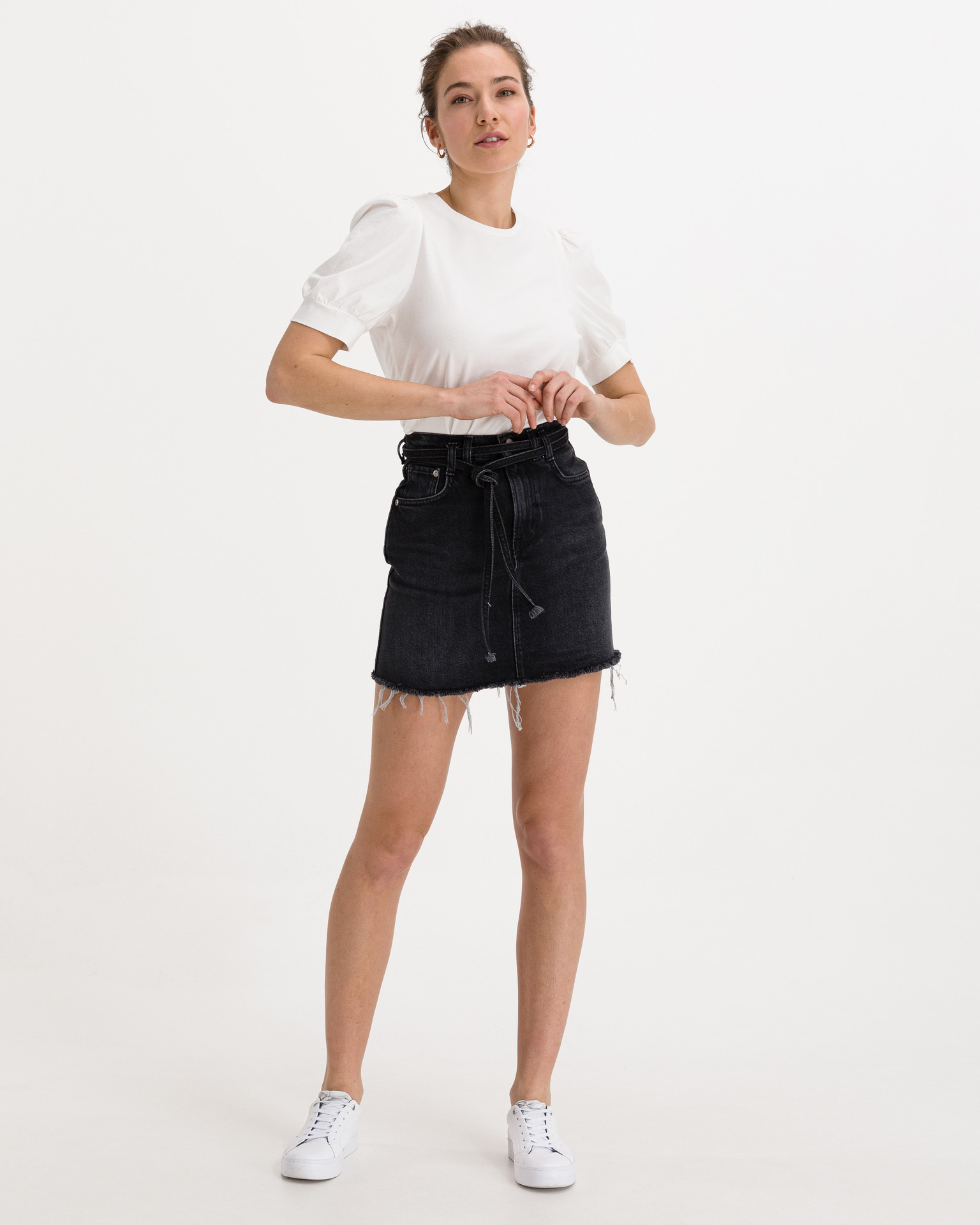現品限り一斉値下げ！ スポーツ・アウトドア ペペジーンズ Jeans Pepe スカート denim - skirt Mini - BELT SKIRT RACHEL スカート