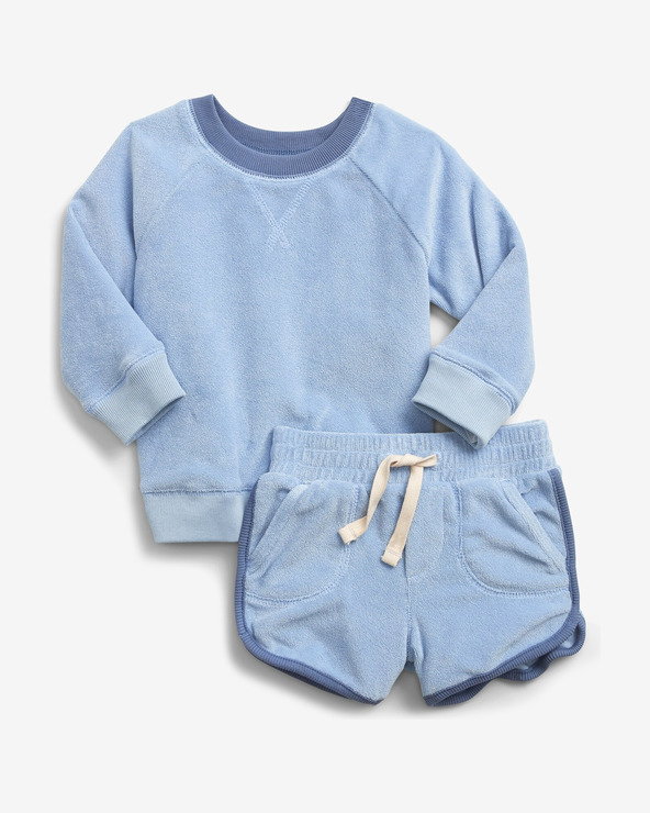 GAP Knit Outfit Zestaw dziecięcy Niebieski