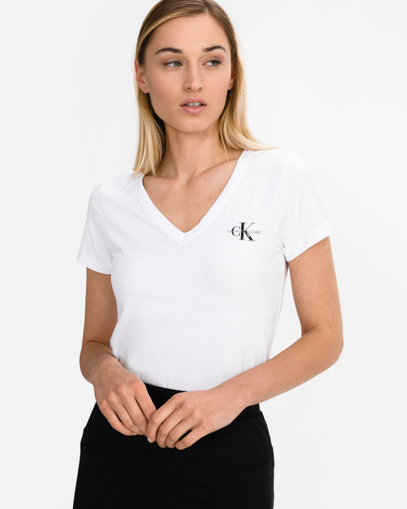 calvin klein v neck tops