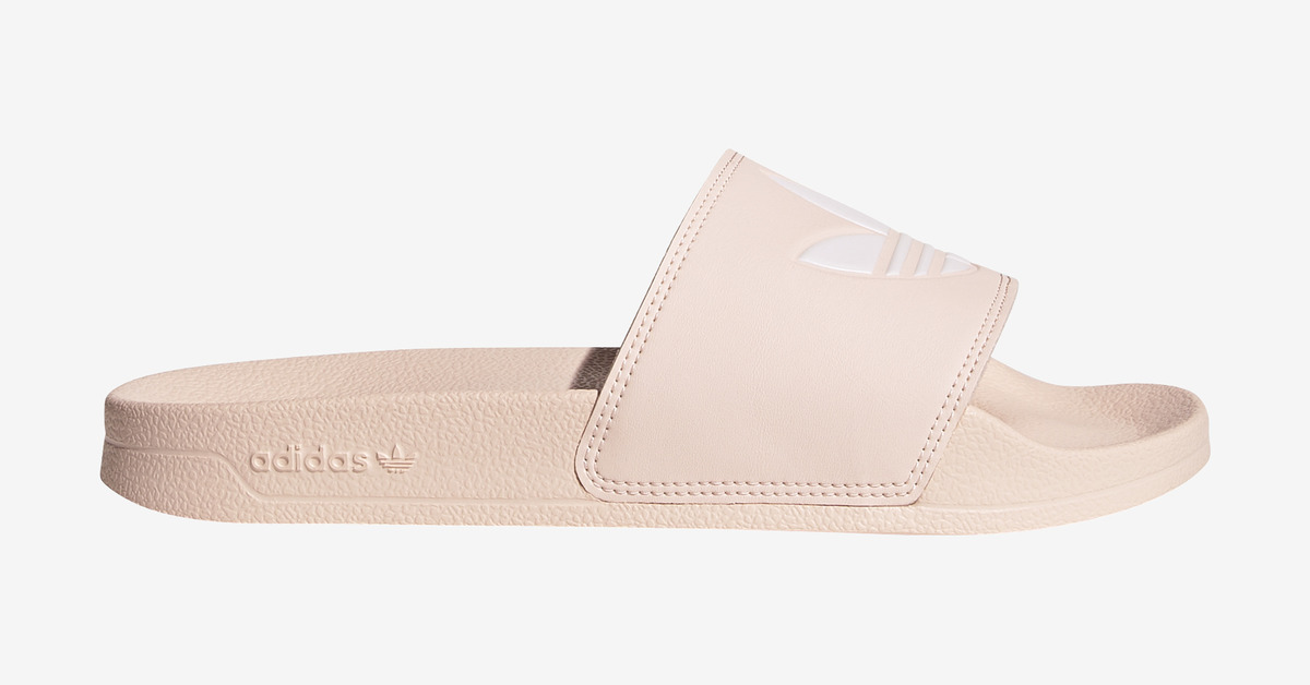 adidas adilette lite womens ivory slide sandals