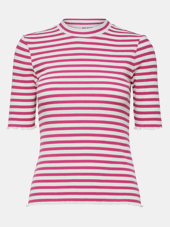 Selected Femme Anna T-shirt Rosa