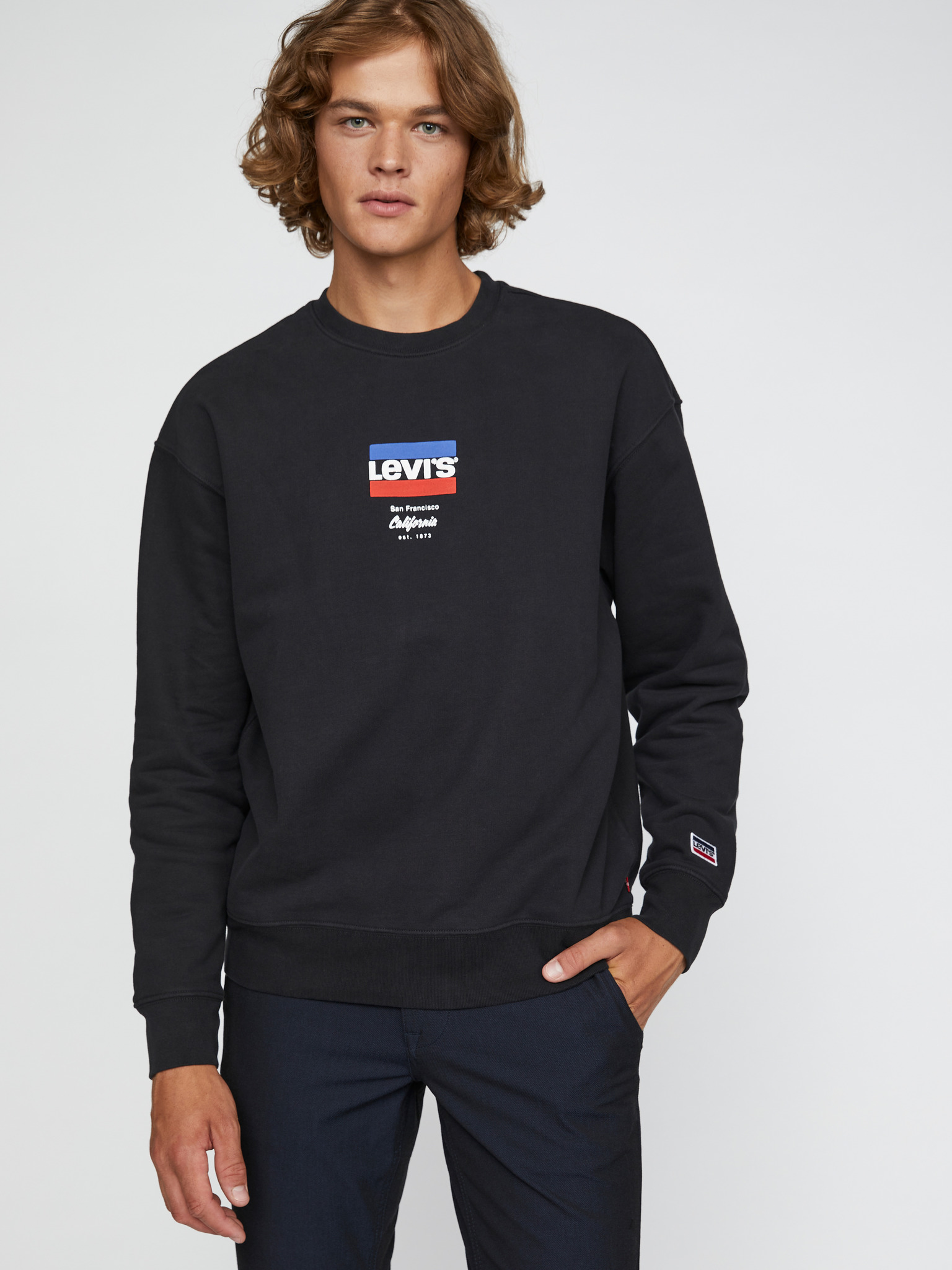 Levi's® - Relaxed T2 Graphic Crew Sweatshirt 