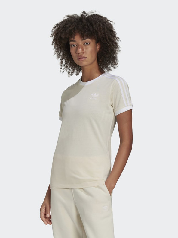 adidas Originals 3-Stripes T-Shirt Weiß