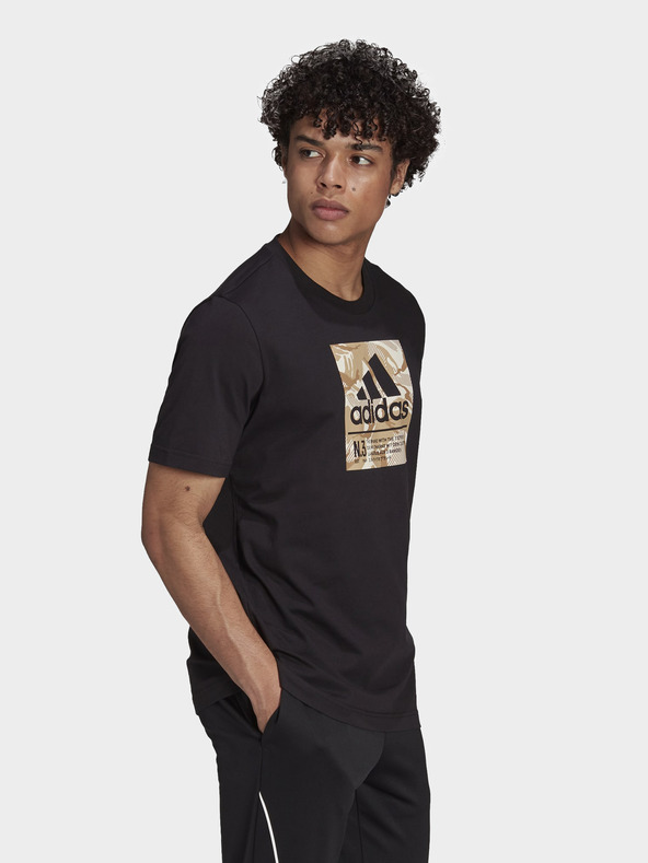 adidas Performance Camo Box Graphic T-Shirt Schwarz