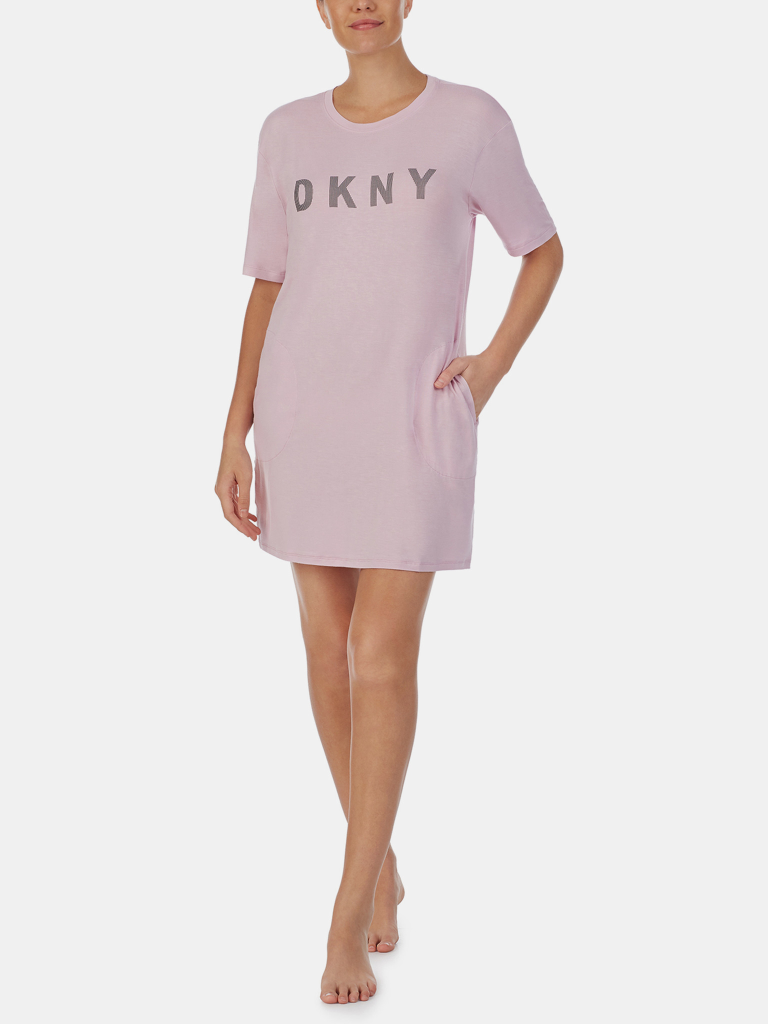 Noční košile DKNY | Růžová | Dámské | XS