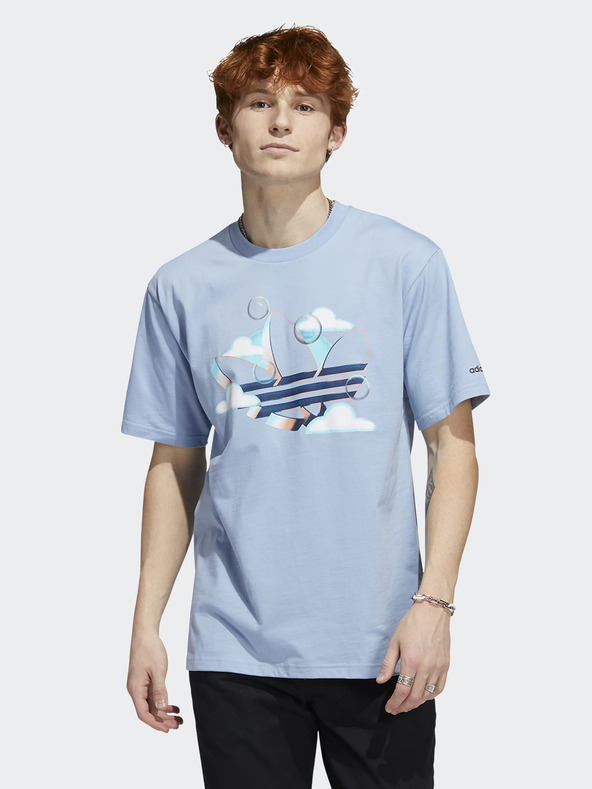 adidas Originals Summer Trefoil T-Shirt Blau