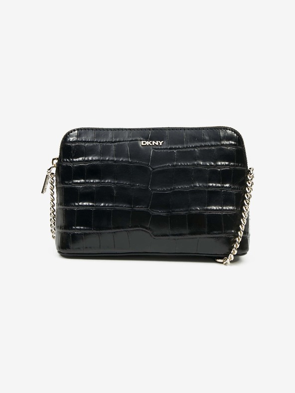 dkny black dome cross body bag