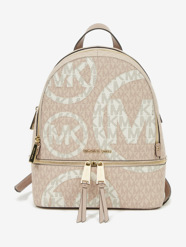 michael kors rose gold backpack