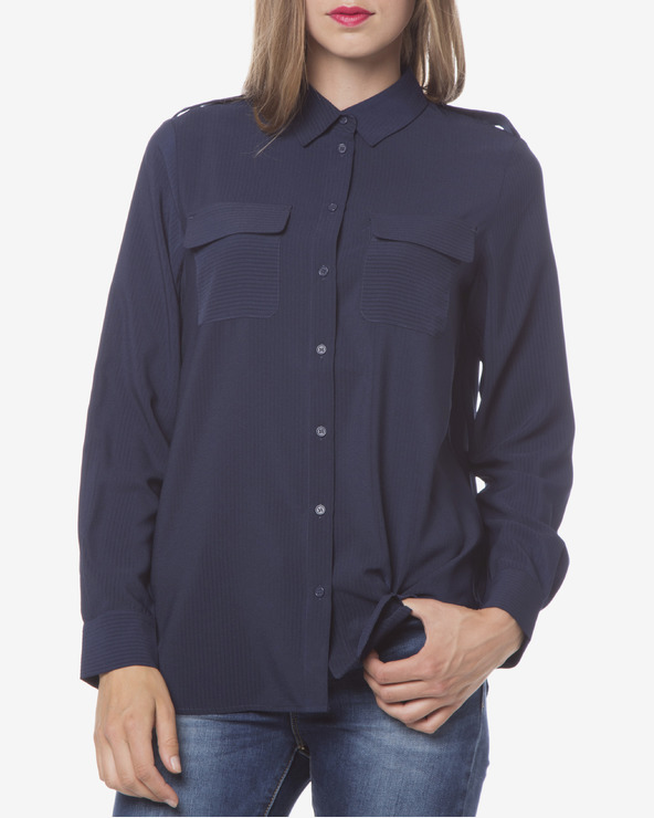 French Connection Bluse Blau