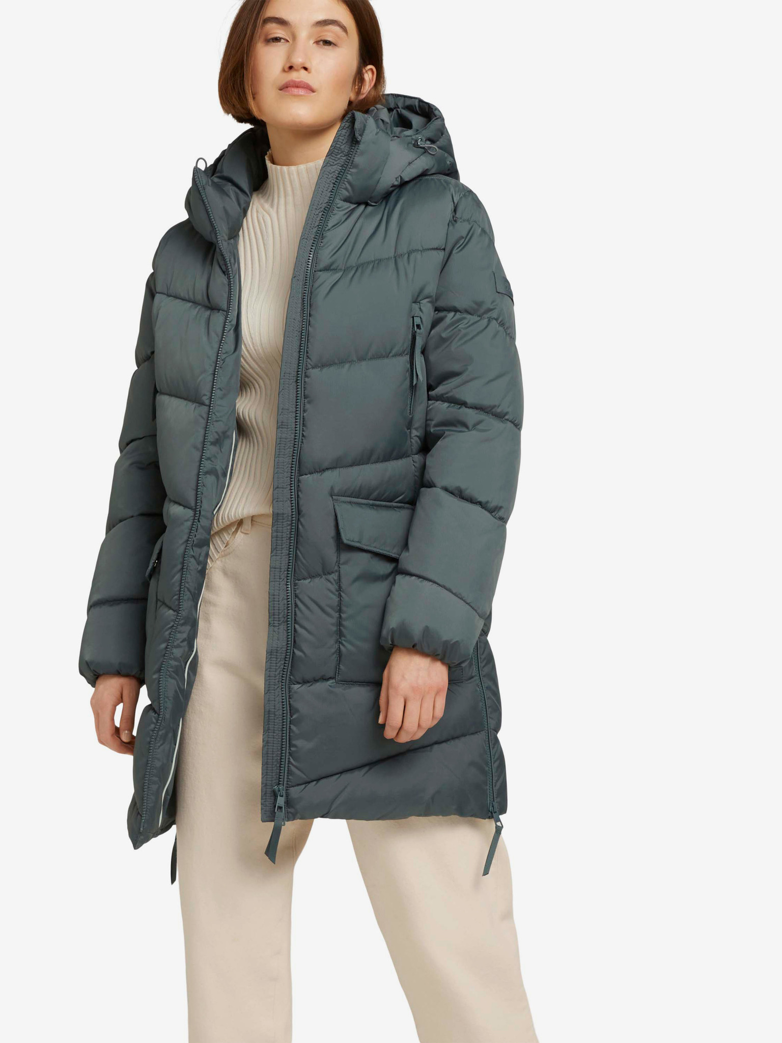 jacket Puffer Denim Winter Tailor - Tom