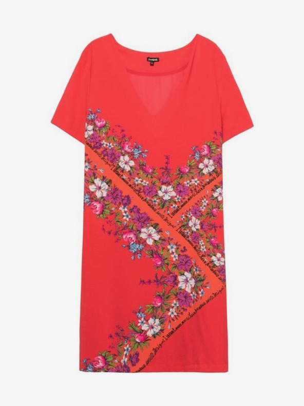 Desigual Vest Damis Dresses Rojo