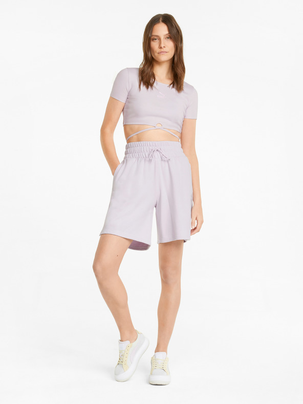 Puma Classics High-Waist Short Pants Violeta