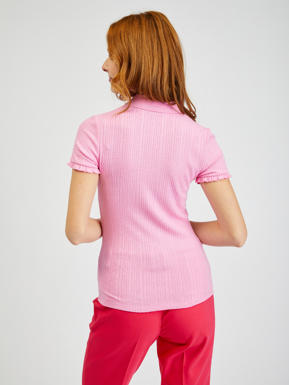 Orsay Camiseta Polo Rosa