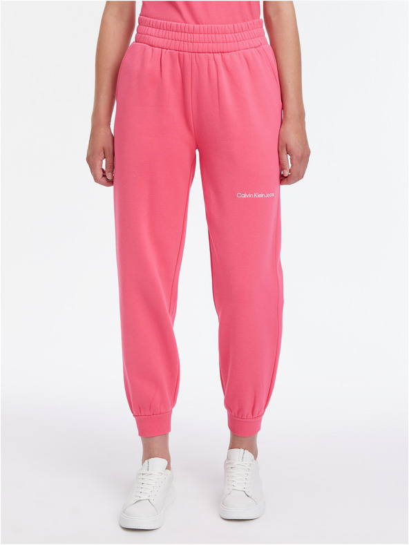 Calvin Klein Jeans Spodnie dresowe Różowy