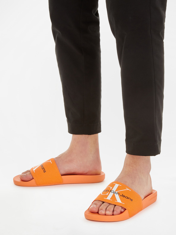 Calvin Klein Jeans Pantuflas Naranja