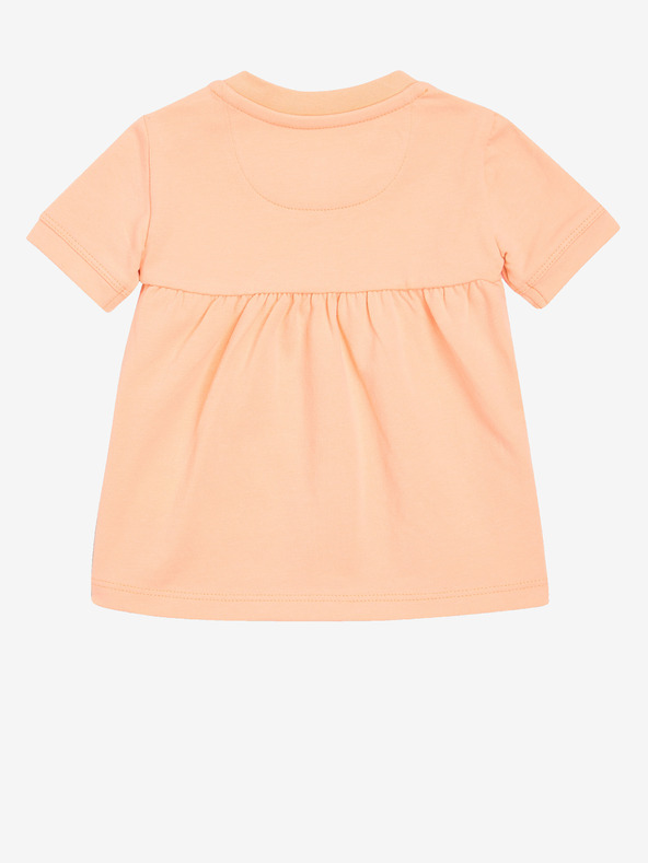 Calvin Klein Jeans Vestido Infantil Naranja