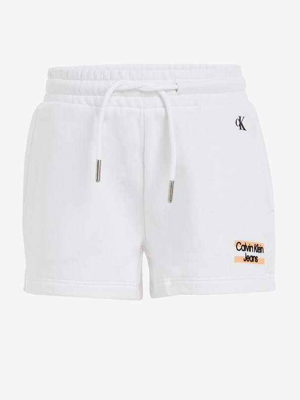 Calvin Klein Jeans Kids Shorts Blanco