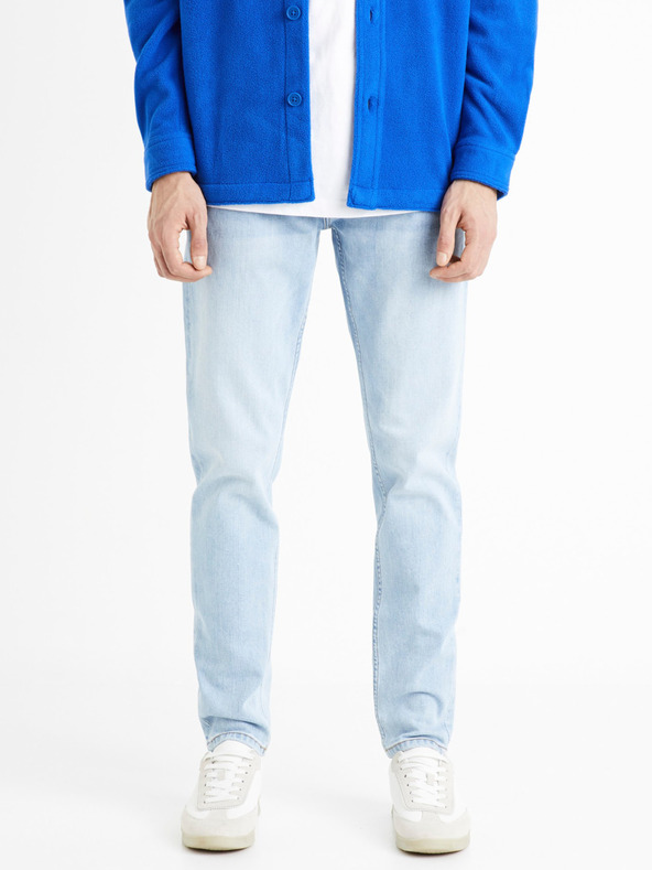 Levně Celio C25 Dobleach Jeans Modrá