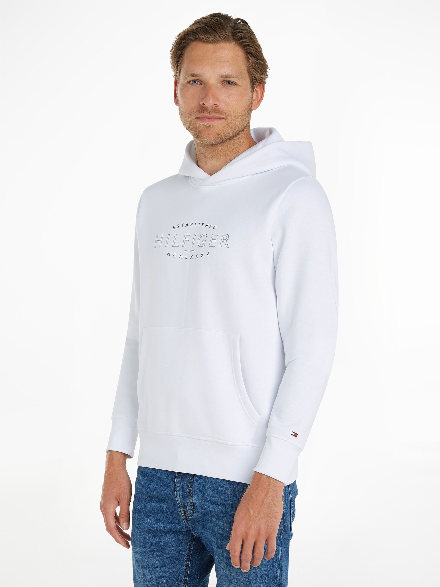 Hoodies and sweatshirts TOMMY JEANS Tommy Badge Crew Olive | Footshop