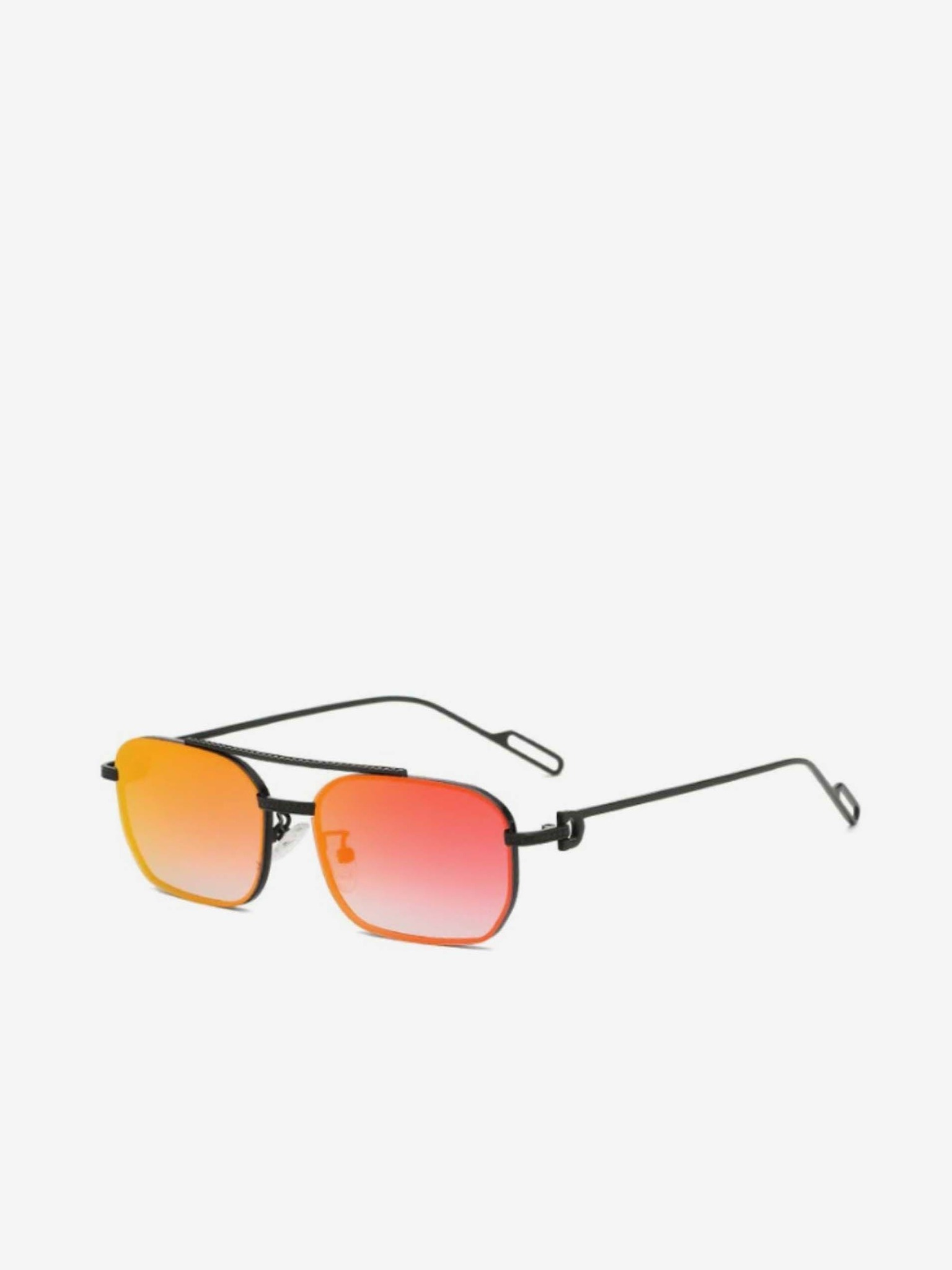 7x Aviator Sunglasses With Orange Colour Lens | ASOS
