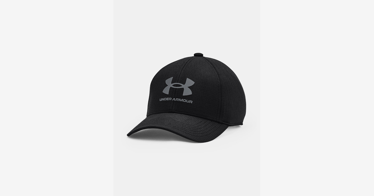  Under Armour Boys' ArmourVent Adjustable Hat, Black