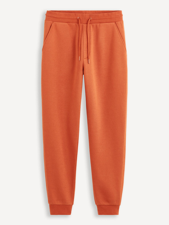 Celio Vojoggie Spodnie dresowe Pomarańczowy