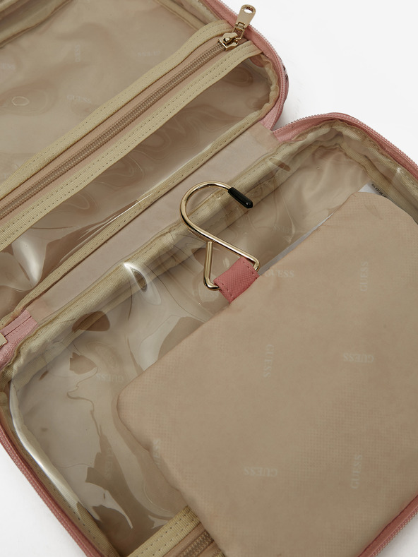 Guess Travel Case Cosmetic Bag Rosa