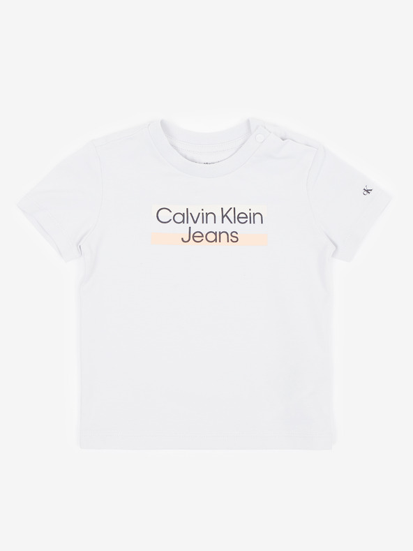 Calvin Klein Jeans Koszulka dziecięce Szary