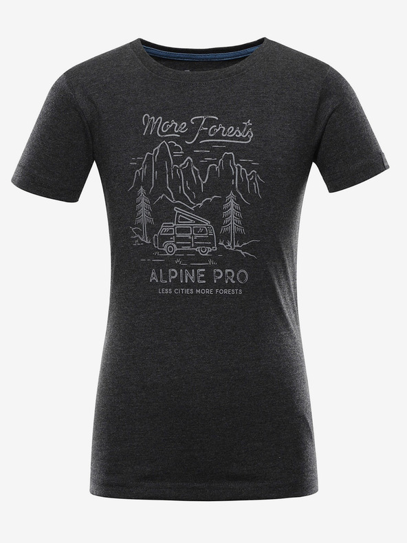 ALPINE PRO Framo Kids T-shirt Negro