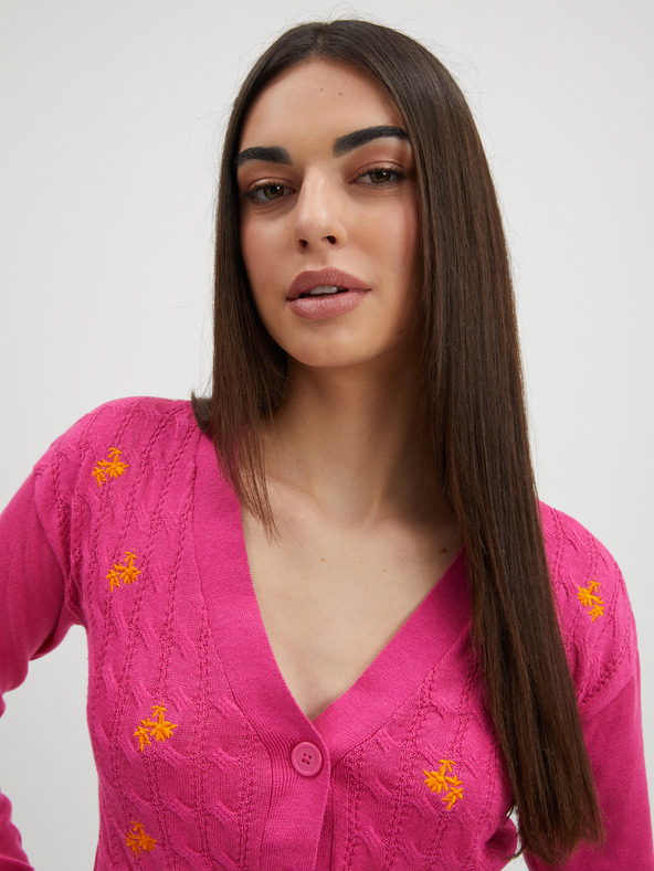 Noisy May Lil Cardigan Rosa