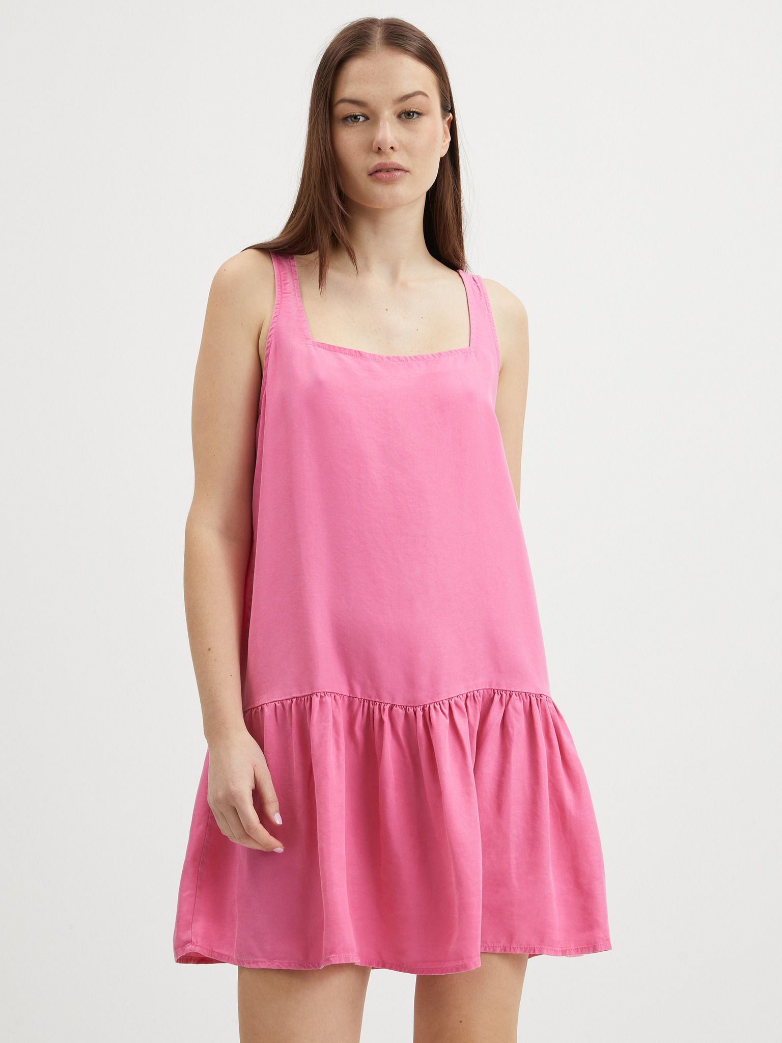 Fotografie Růžové šaty Noisy May Emilia - XL