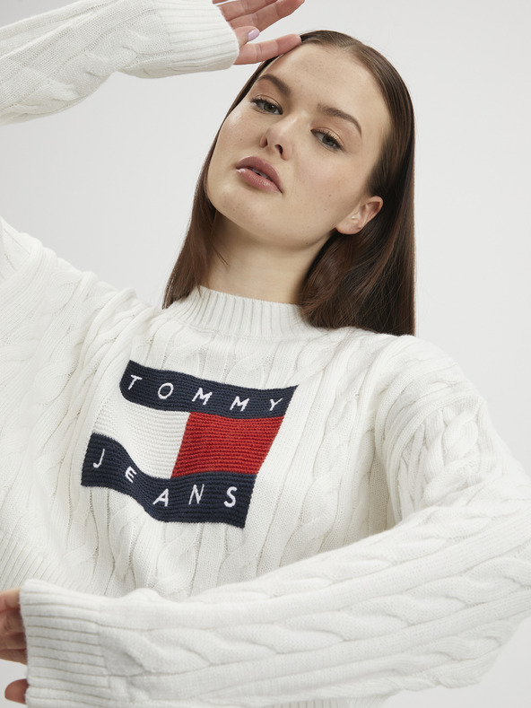 Tommy Jeans Jersey Blanco