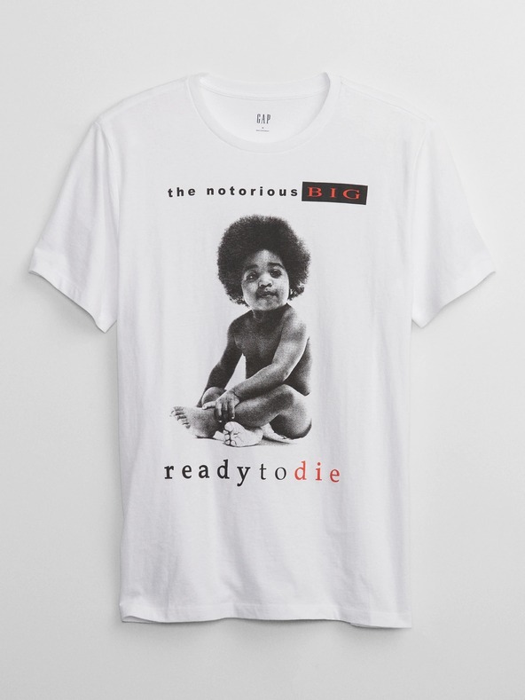 GAP The Notorious B.I.G. T-shirt Blanco