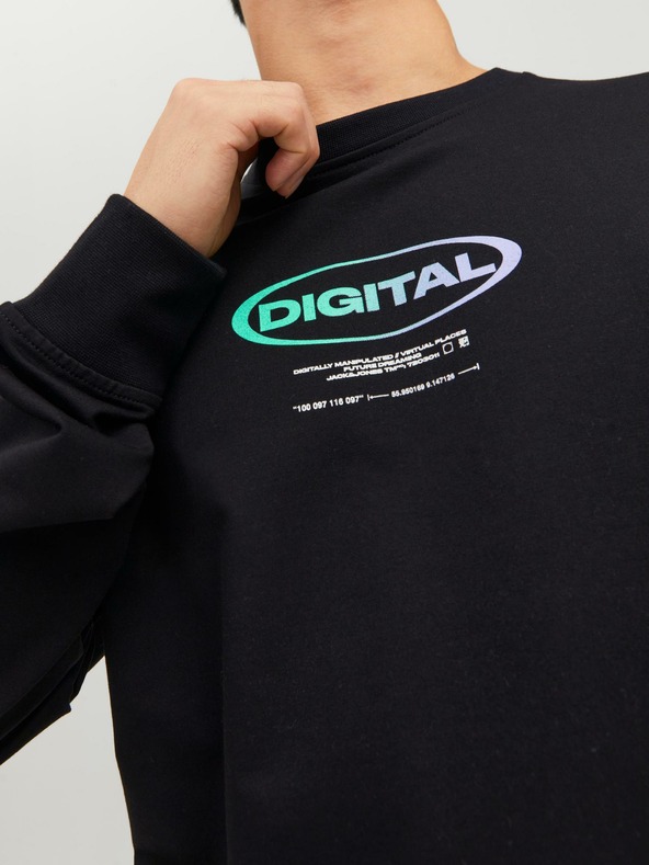 Jack & Jones Digital Sweatshirt Negro