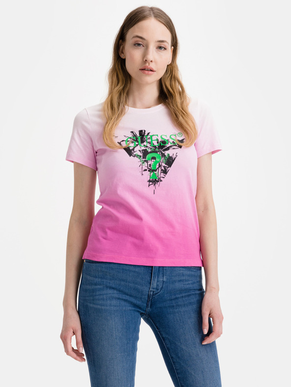 Guess Palms T-shirt Rosa