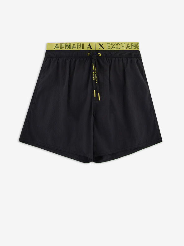 Armani Exchange Plavky Černá