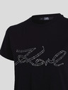 Karl Lagerfeld Rhinestone Logo Triko