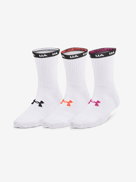 Under Armour UA Essential Nv Mid Crew Ponožky 3 páry