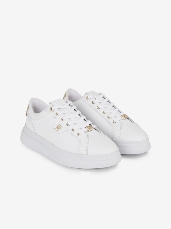 Tommy Hilfiger Pointy Court Sneaker Hardware Tenisky Bílá