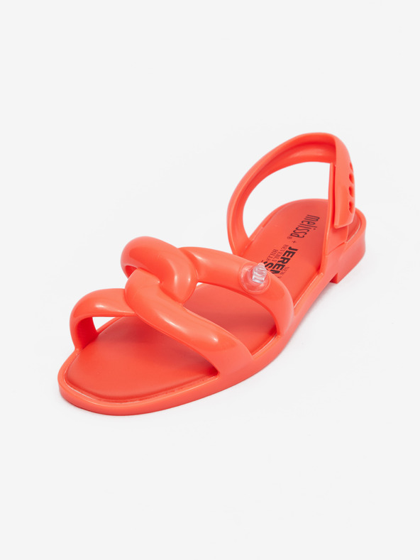 Melissa Tube Sandal + Jeremy Scott Sandále Červená