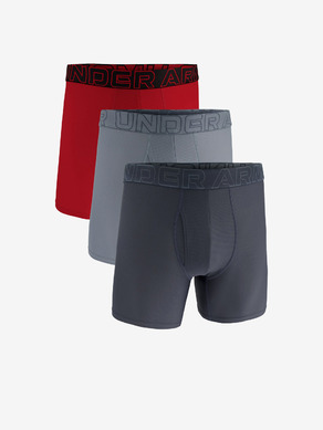 Under Armour M UA Perf Tech Mesh 6in Boxerky 3 ks