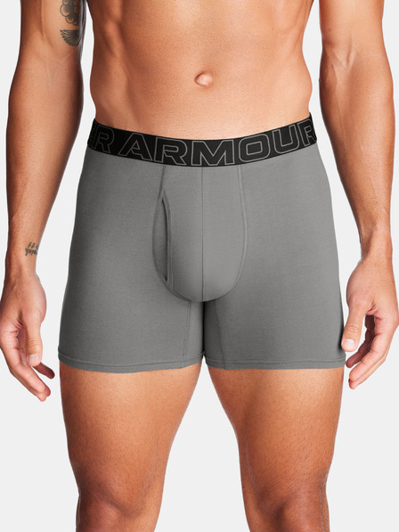 Under Armour M UA Perf Cotton 6in Boxerky 3 ks