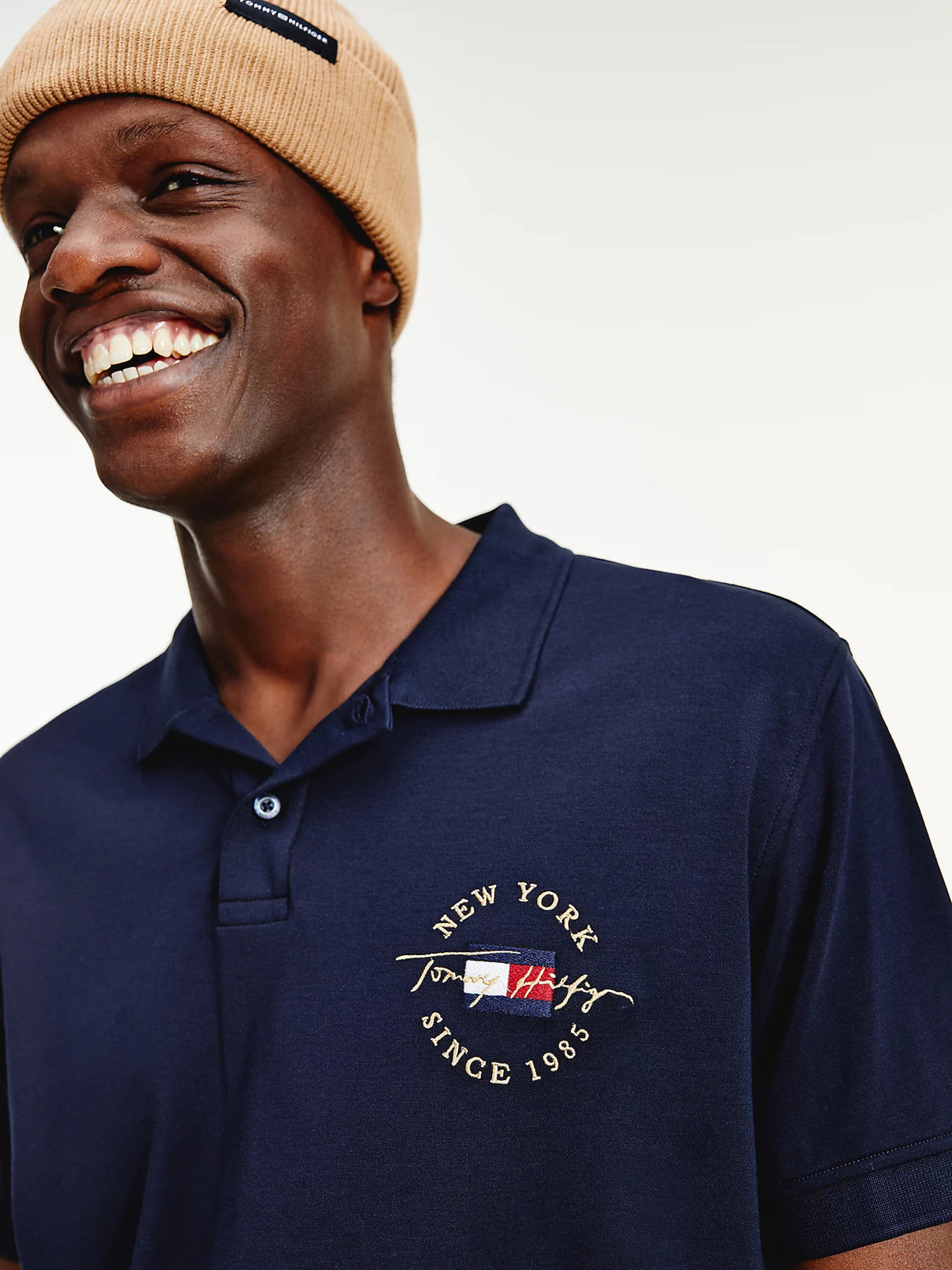 Fotografie Icon Logo Interlock Polo triko Tommy Hilfiger | Modrá | Pánské | M