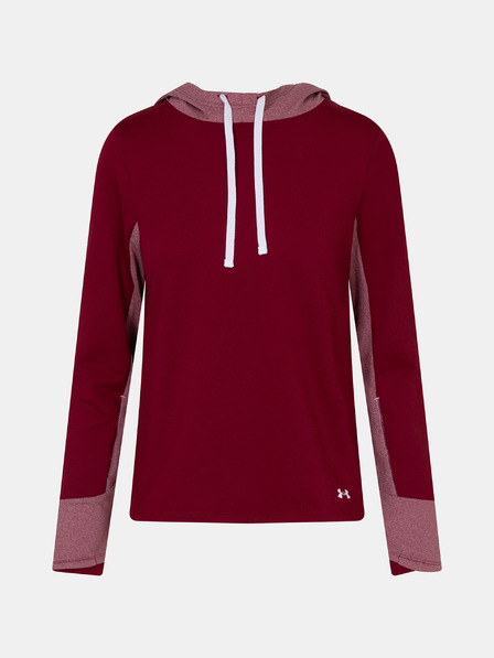 Under Armour UA ColdGear Hoodie-RED Mikina