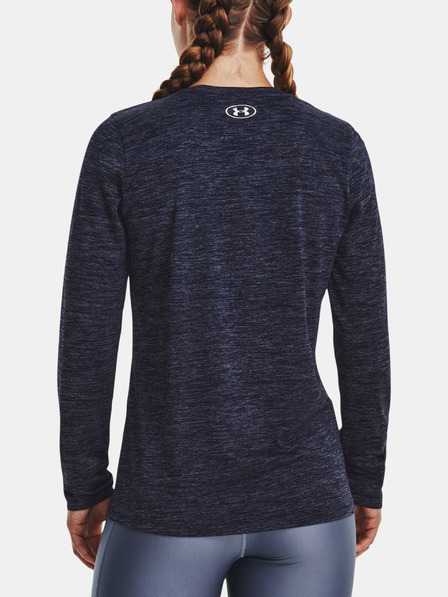 Under Armour Tech LS Crew Twist-NVY Triko