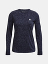 Under Armour Tech LS Crew Twist-NVY Triko