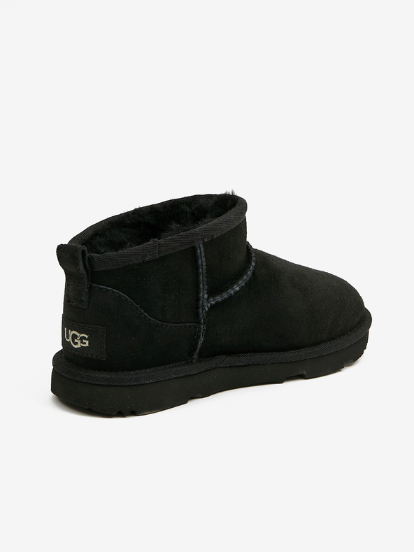 UGG Classic Ultra Mini Kotníková obuv Černá